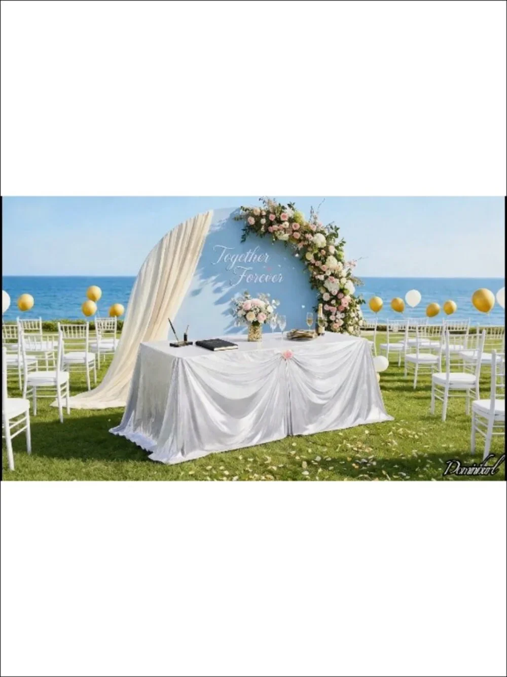 Sequin Tablecloth 90x132 Rectangular Heavy Duty Floor Length Cover for Wedding
